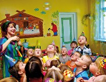 День рожденья в детском саду